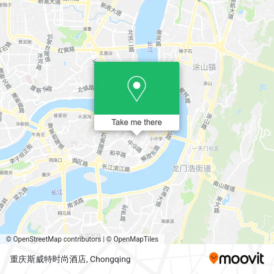 重庆斯威特时尚酒店 map