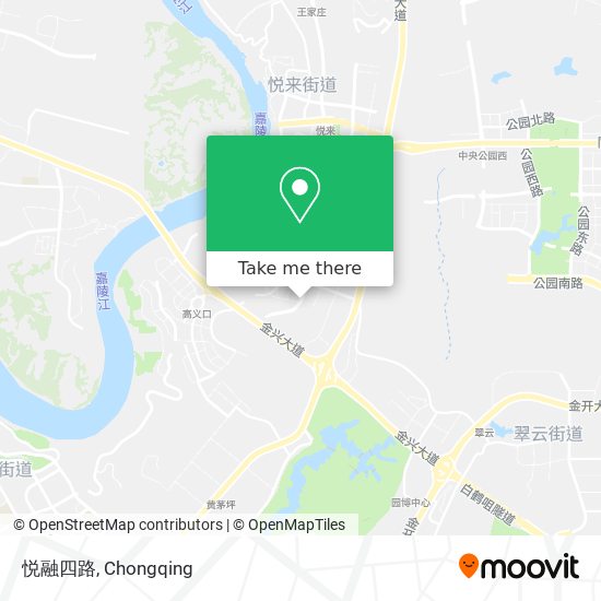 悦融四路 map