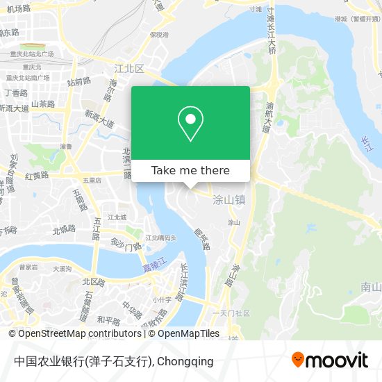 中国农业银行(弹子石支行) map