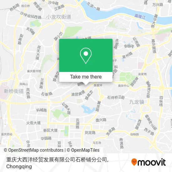 重庆大西洋经贸发展有限公司石桥铺分公司 map