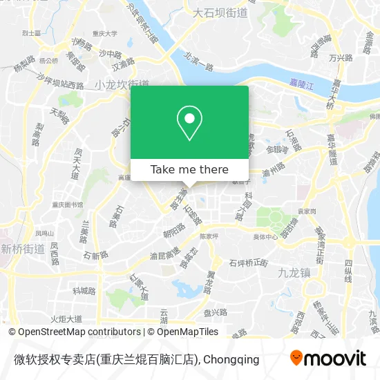 微软授权专卖店(重庆兰焜百脑汇店) map