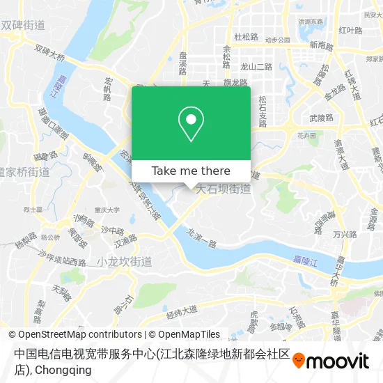 中国电信电视宽带服务中心(江北森隆绿地新都会社区店) map