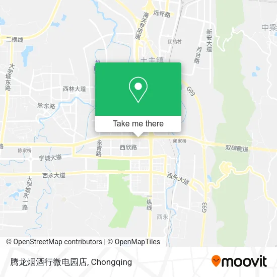 腾龙烟酒行微电园店 map