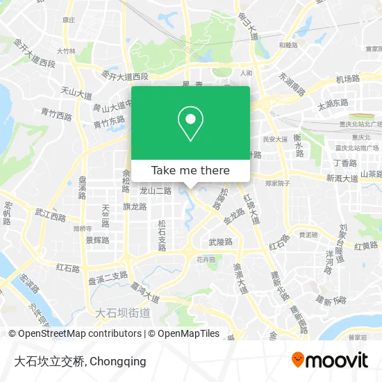 大石坎立交桥 map