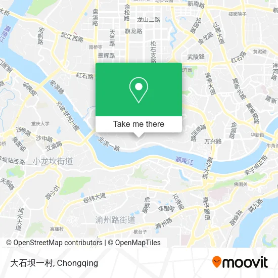 大石坝一村 map