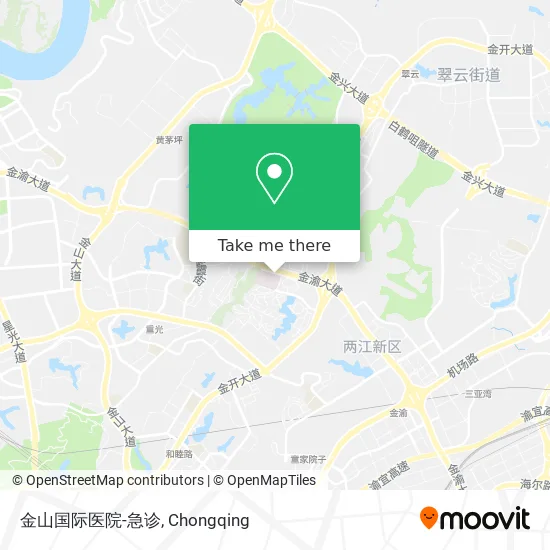 金山国际医院-急诊 map