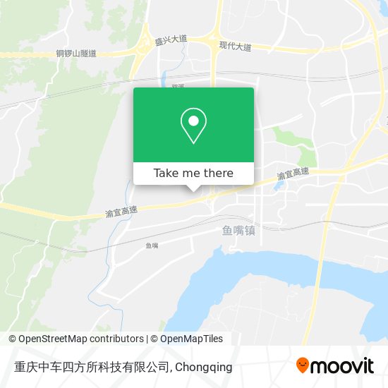 重庆中车四方所科技有限公司 map