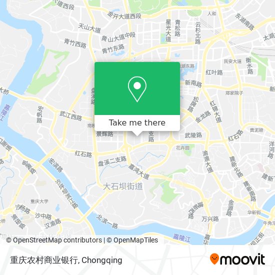 重庆农村商业银行 map