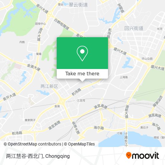 两江慧谷-西北门 map