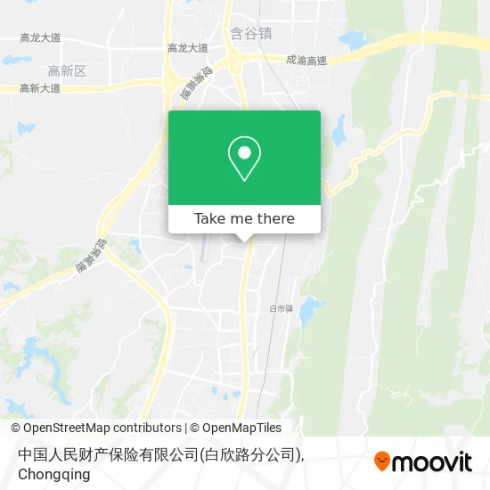 中国人民财产保险有限公司(白欣路分公司) map