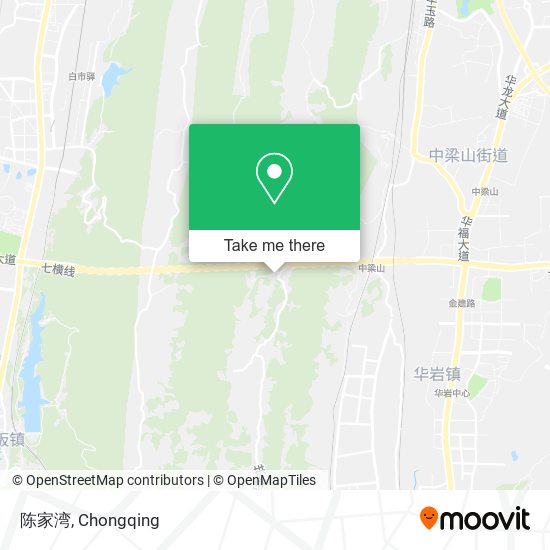 陈家湾 map