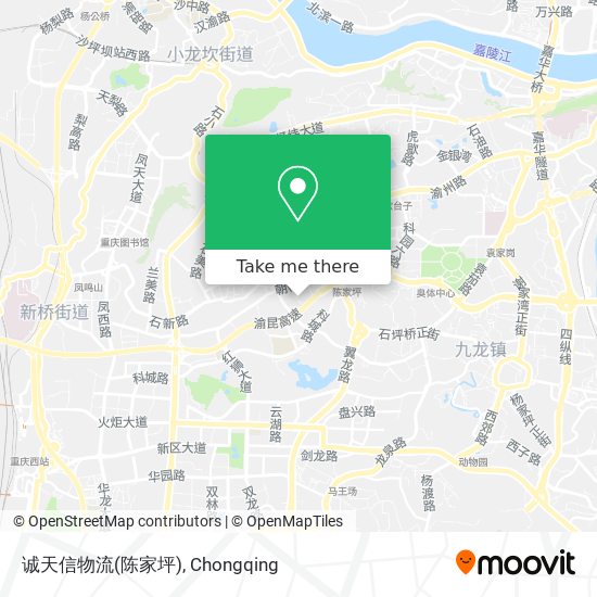 诚天信物流(陈家坪) map