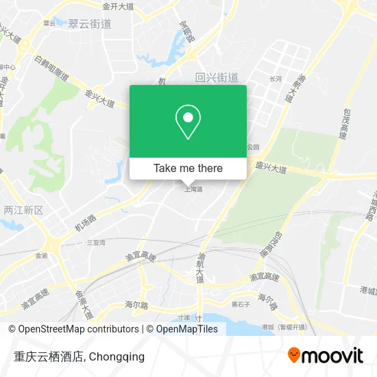 重庆云栖酒店 map