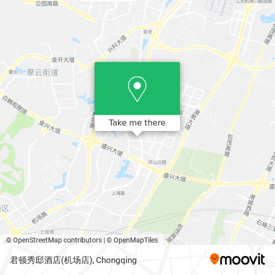 君顿秀邸酒店(机场店) map