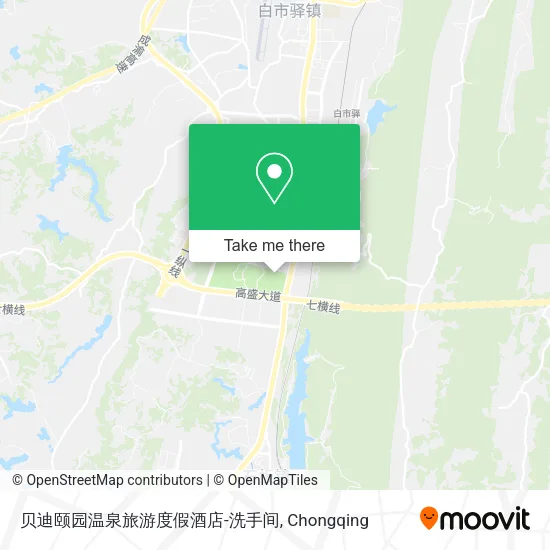 贝迪颐园温泉旅游度假酒店-洗手间 map