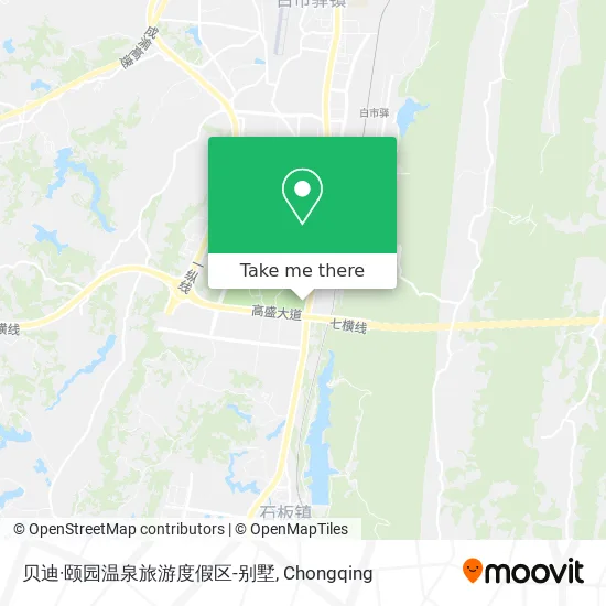 贝迪·颐园温泉旅游度假区-别墅 map
