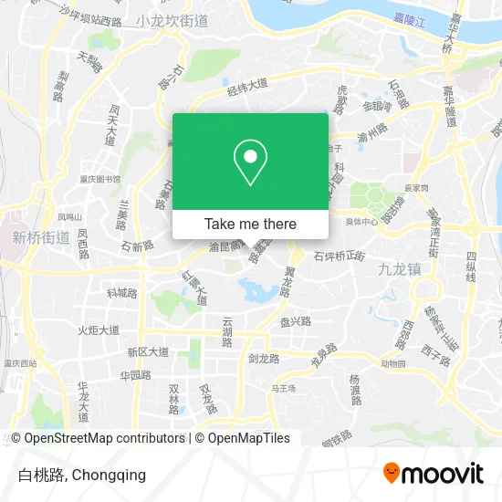 白桃路 map