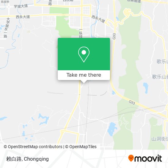 赖白路 map