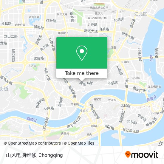 山风电脑维修 map