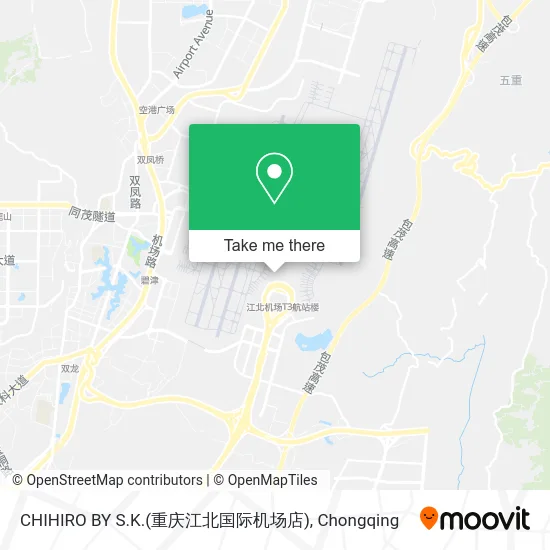 CHIHIRO BY S.K.(重庆江北国际机场店) map