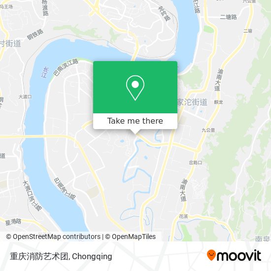 重庆消防艺术团 map