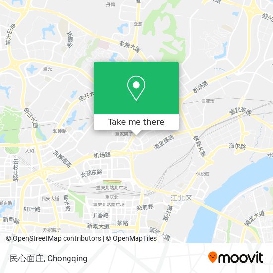 民心面庄 map
