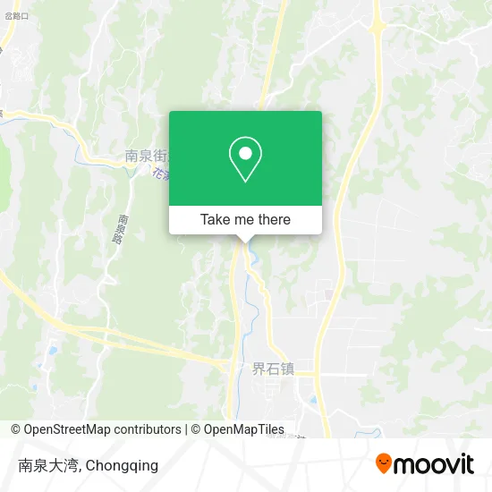 南泉大湾 map