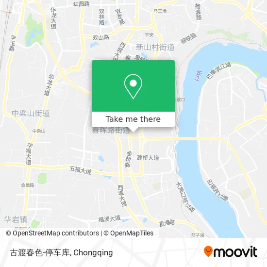 古渡春色-停车库 map