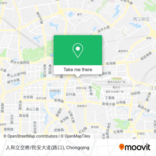 人和立交桥/民安大道(路口) map