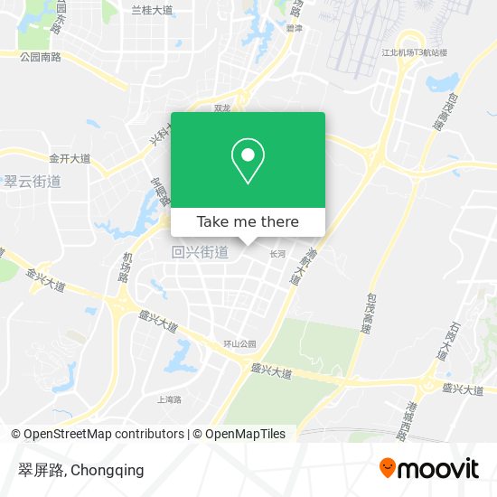 翠屏路 map