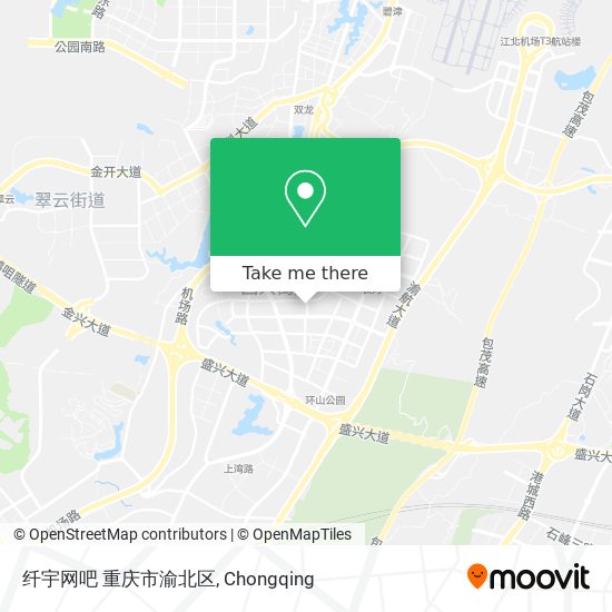 纤宇网吧 重庆市渝北区 map