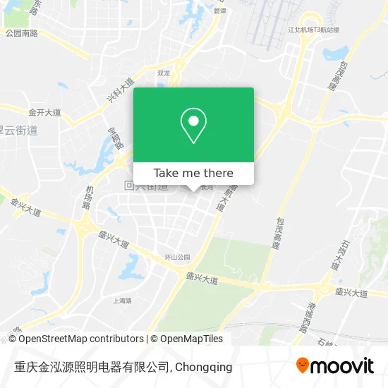 重庆金泓源照明电器有限公司 map
