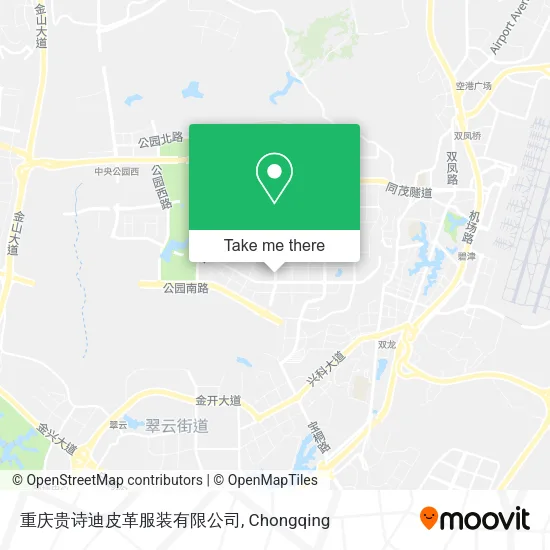 重庆贵诗迪皮革服装有限公司 map