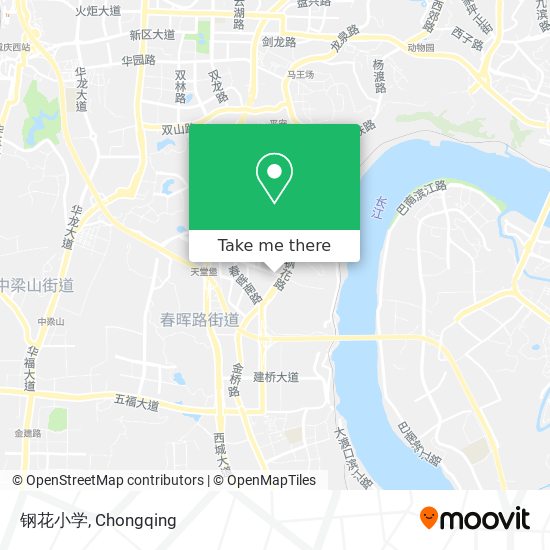 钢花小学 map