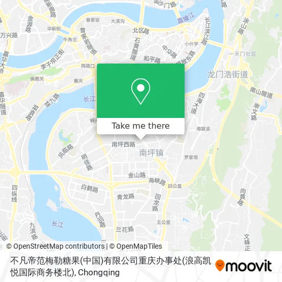 不凡帝范梅勒糖果(中国)有限公司重庆办事处(浪高凯悦国际商务楼北) map