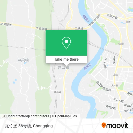 瓦竹堡-86号楼 map