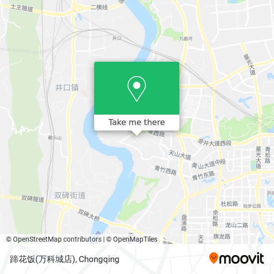 蹄花饭(万科城店) map