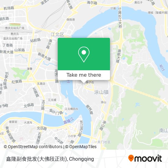 鑫隆副食批发(大佛段正街) map