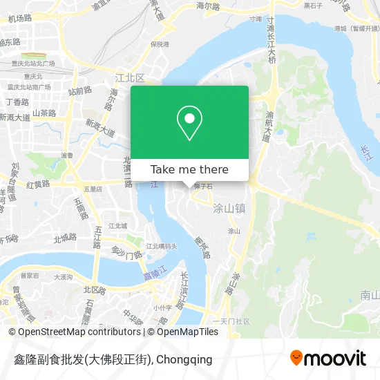鑫隆副食批发(大佛段正街) map