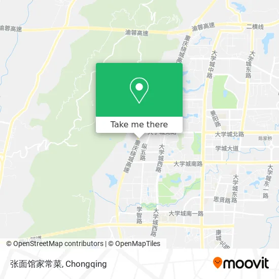 张面馆家常菜 map
