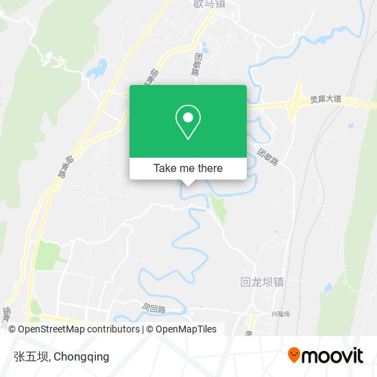 张五坝 map