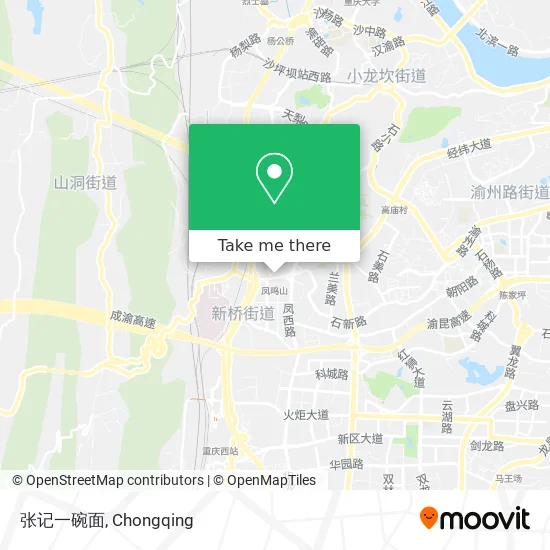 张记一碗面 map
