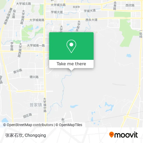张家石坎 map