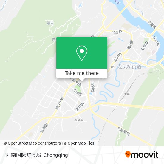 西南国际灯具城 map