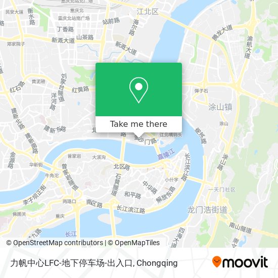 力帆中心LFC-地下停车场-出入口 map