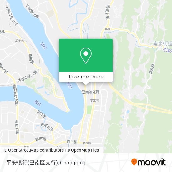 平安银行(巴南区支行) map