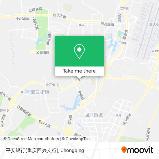 平安银行(重庆回兴支行) map