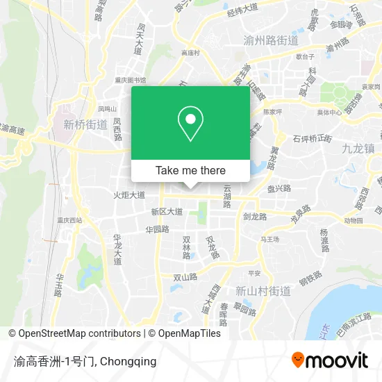 渝高香洲-1号门 map