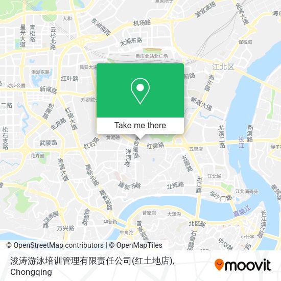 浚涛游泳培训管理有限责任公司(红土地店) map