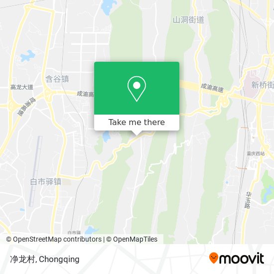 净龙村 map